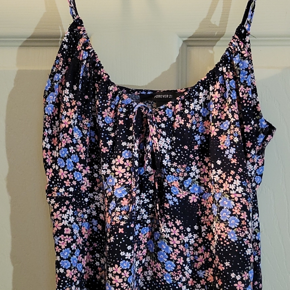 🎉HP🎉FOREVER 21 Floral Mini Dress Size XS - Picture 3 of 5